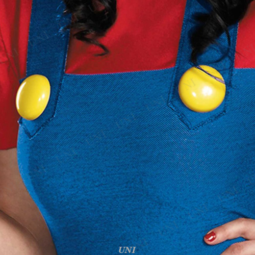 コスプレ 仮装 レディースマリオDX 大人用 L(12-14) 【 コスプレ 衣装 ハロウィン 仮装 コスチューム アニメ スーパーマリオ グッズ ゲームキャラ パーティーグッズ 女性用 正規ライセンス品 余興 マリオブラザーズ キャラクター 】 コスプレ 仮装 レディースマリオDX 大人用 L(12-14) 【 コスプレ 衣装