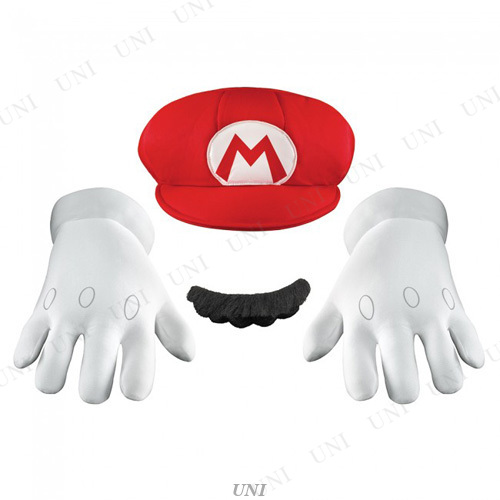 コスプレ 仮装 マリオ アクセサリーキット 大人用 【 コスプレ 衣装 ハロウィン パーティーグッズ かぶりもの 帽子 プチ仮装 ハロウィン 衣装 ハット 付け髭 ひげ ヒゲ マリオブラザーズ キャップ 変装グッズ キャラクター 】の通販は 5,745円