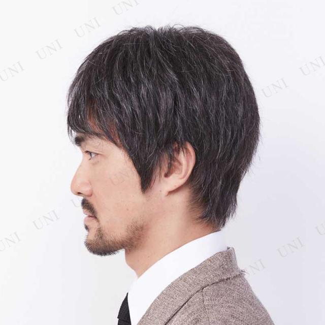 オム・リーブル カジュアルスタイル人毛ミックスウィッグ L グレー15% 【 かつら メンズ ファッションウィッグ 男性用 自然 フルウィッグ コスプレ 】 オム・リーブル カジュアルスタイル人毛ミックスウィッグ L グレー15