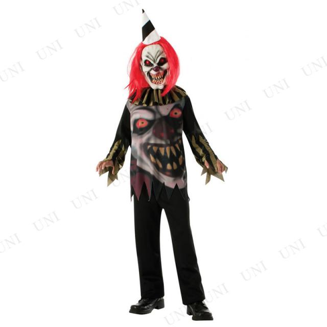 コスプレ 仮装 ホラーピエロ 子供用 M 【 コスプレ 衣装 ハロウィン