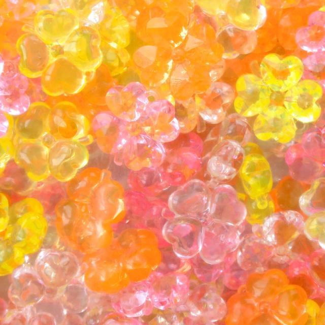 クラッシュアイス 四葉のクローバー イエロー系ミックス 1kg 【 夏祭り