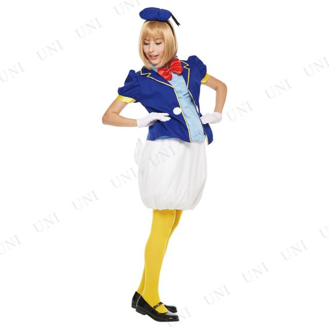 コスプレ 仮装 大人用フォーマルドナルド ルービーズジャパン ディズニー コスチューム 仮装 コスプレ衣装 ミッキー&フレンズ 大人用Stdサイズ シャツ付ジャケット モコモコスカート カチューシャ グローブ_2