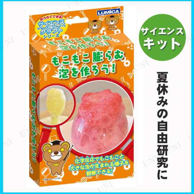 もこもこ膨らむ泡をつくろう 実験キット 小学生 学校教材 勉強 自由研究 化学 科学の通販はau Pay マーケット パーティワールド