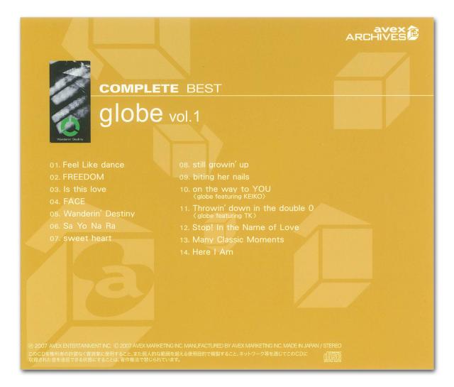 新品 avex archives COMPLETE BEST globe vol.1 / globe(CD) AQC1