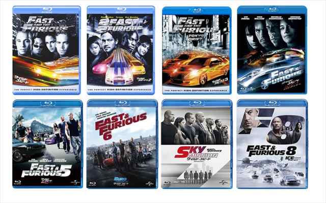 新品 ワイルド・スピードシリーズ 8点セット / (Blu-ray) SET-134