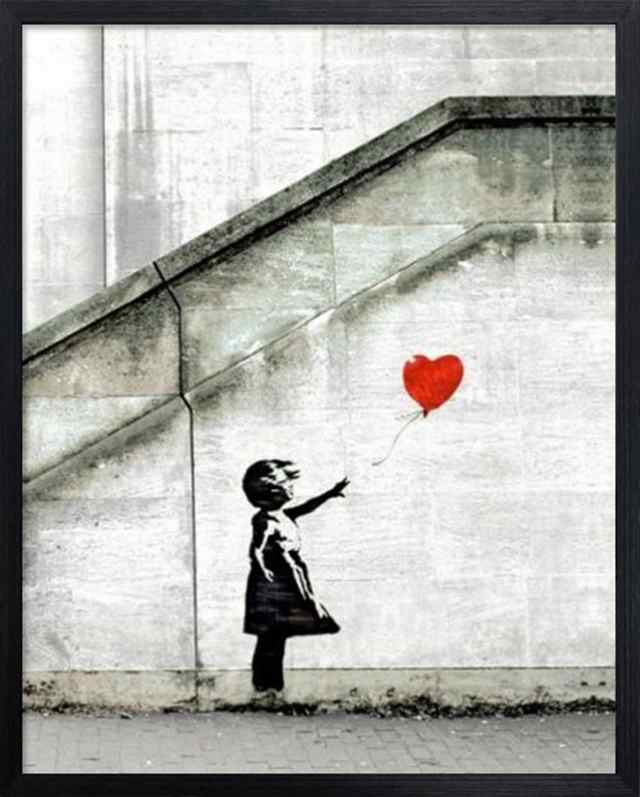 新品 赤い風船と少女 Girl with Red Baloon / バンクシー(Banksy