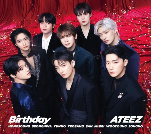 【おまけCL付】新品 Birthday(初回盤A) / ATEEZ (CD) UMCK7250-SK