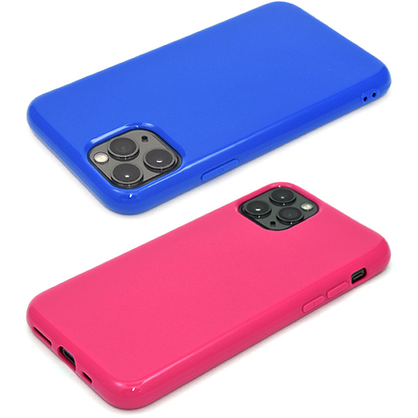 スマホケース iPhone 11 Pro カラーソフトケース iphone11pro シンプル