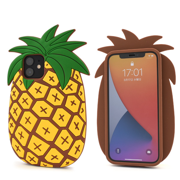 スマートフォンケース Iphone12 Iphone12pro用 パイナップルケース 装着簡単 可愛い シリコンケース 背面保護 パイン アイフォンケース の通販はau Pay マーケット Wil Mart