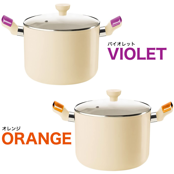 ストックポット 22cm IH対応 食洗機対応 鍋 guzzini LATINA 両手鍋 セラミックコーティング 調理器具 ガラス蓋つき 新生活 キッチン用品 深鍋 なべ 一人暮らし キッチン雑貨 台所用品 テーブルウェア グッチーニ 煮込み用鍋 シチュー鍋 カレー鍋 スープ鍋_4