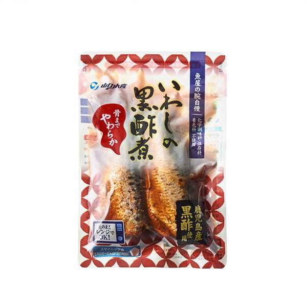 夜食　マーケット　魚の煮付け　PAY　長期保存　レトルト食品　au　国産いわしの煮付け（黒酢煮）2尾入　レンジでチン　夜ごはん　主菜　PAY　防災　晩御飯　非常食　煮魚　N-style　au　マーケット店　煮物　マーケット－通販サイト　の通販はau　PAY