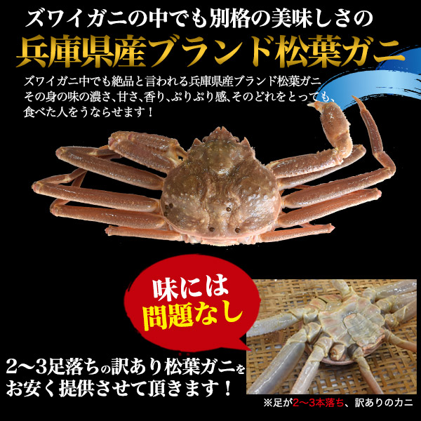 訳あり 足数2 3本不足 活き松葉ガニ 約700gから800g 2杯セット 訳有 カニ 兵庫県産 柴山港 津居山港 香住港 水揚げ 漁港 松葉蟹 活ガニ の通販はau Pay マーケット N Style スマホケース1円 フィルム110円 取扱い中