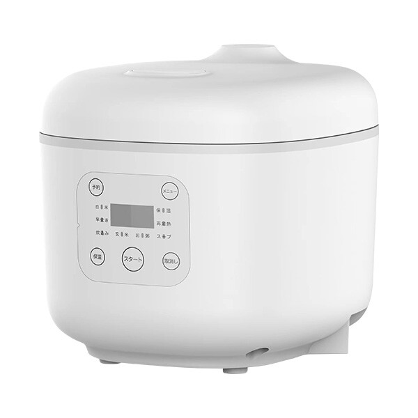 送料無料 炊飯器 3合炊き 一人暮らし 炊飯ジャー コンパクト炊飯器 OKOMEDAKI RM-204H 3合 マイコン式 ホワイト 多機能 コンパクト シンプル 早炊き 白米 玄米 お粥 炊き込み スープ お手入れ簡単 キッチン 家電 料理 多機能 省スペース シンプル設計