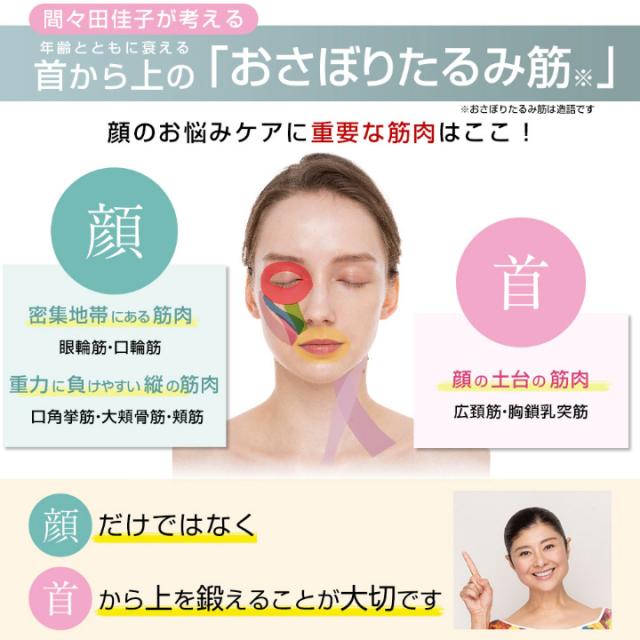 送料無料 美顔器 EMS リフトアップ 間々田佳子監修 icoelle イコエル フェイシャルネックリフト フェイスライン 顔 小顔 首 表情筋 たるみ ハンズフリ— 自宅エステ 引締め 顔ヨガ ながらケア 次世代型 EMSで 表情筋 に アプローチ 美顔習慣_5