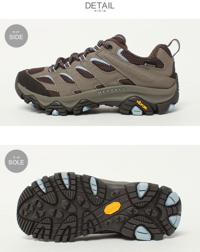 メレル ハイキングシューズ レディース モアブ 3 シンセティック ゴアテックス ブラウン レッド 赤 MERRELL J500188 J500190 靴 シューズの通販は