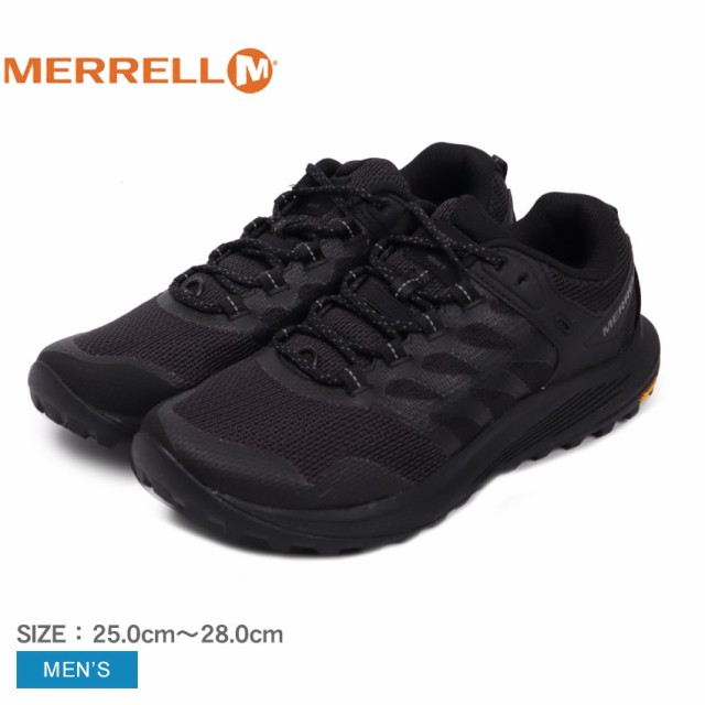 メレル ハイキングシューズ メンズ NOVA3 ブラック 黒 MERRELL J066769 シューズ スニーカー ブランド ハイキングシューズ アウトドアシ