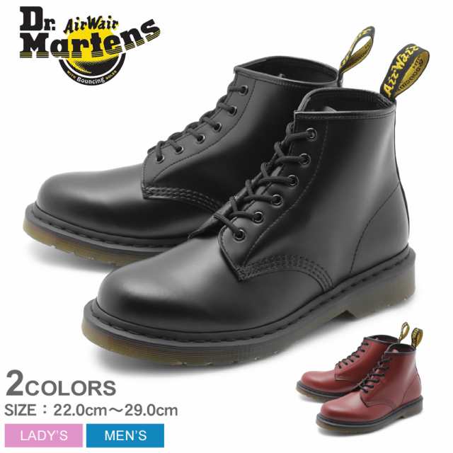 母の日 ドクターマーチン 6ホール ブーツ メンズ レディース シューズ 靴 101 Dr Martens 6eye 人気 定番 黒 ブラックの通販はau Pay マーケット Z Craft