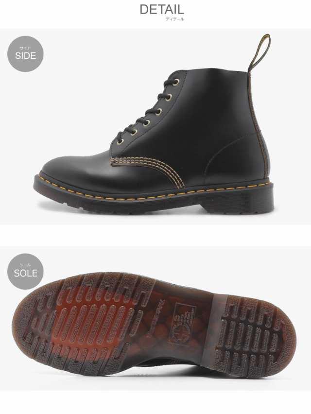 DR．MARTENS ドクターマーチン ブーツ 101 アーク 6ホールブーツ 22701001 メンズ レディース ブラック 黒 靴 シューズ｜au  PAY マーケット