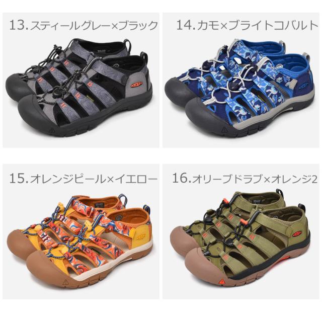 keen子供サンダル　未使用　紺　19cm キーン サンダル レディース キッズ ジュニア 子供 ニューポート