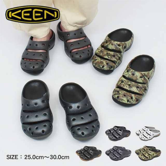 キーン サンダル メンズ ヨギ アーツ ブラック 黒 シルバー KEEN