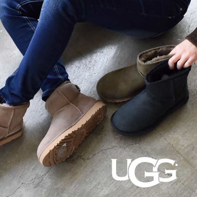 アグ UGG ムートンブーツ レディース クラシック ミニ II ショートブーツ ファー ボア 防寒 靴 おしゃれ CLASSIC MINI 2  1016222 ugs｜au PAY マーケット