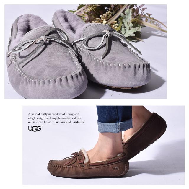 アグ UGG モカシン レディース ムートン ダコタ ファー フラット ...
