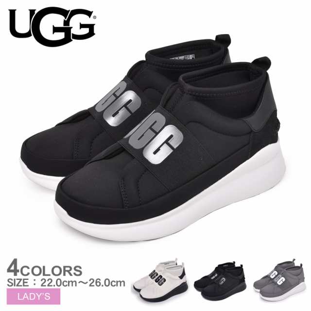 アグ スニーカー レディース ニュートラ スニーカー 黒 ブラック 白 ホワイト グレー チャコール Ugg おしゃれ 厚底 ハイカット の通販はau Pay マーケット Z Craft