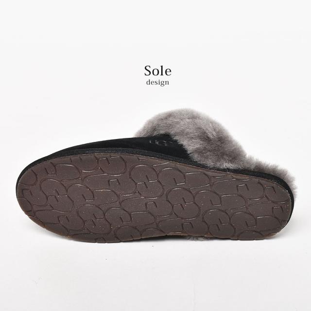 アグ ルームシューズ レディース SCUFFETTE II 黒 ブラック