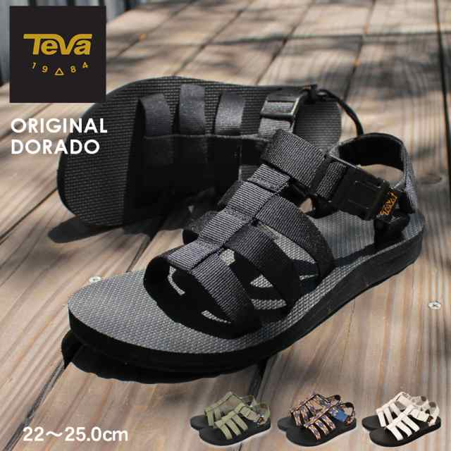 サンダル トップ teva カーキ