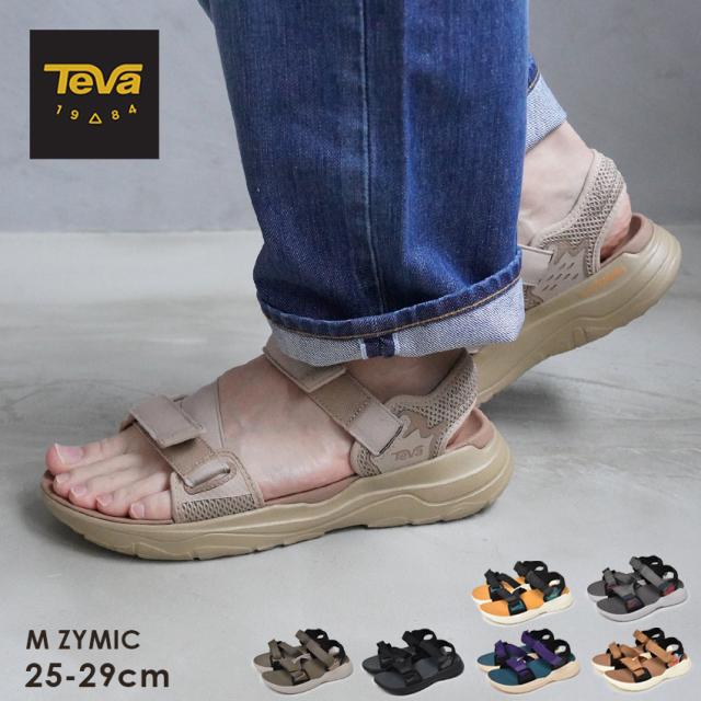 テバ サンダル メンズ M ザイミック ブラック 黒 カーキ グレー ベージュ TEVA 1124049 テヴァ アウトドア ストラップサンダル スポーツサンダル ビーチサンダル スポサン カジュアル シンプル キャンプ フェス レジャー 父の日 夏新作