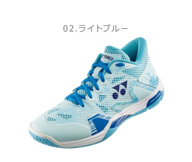 YONEX バドミントンシューズ ホワイト/ブルー YONEX バドミントンシューズ ホワイト/ブルーアウトレット シ YONEX