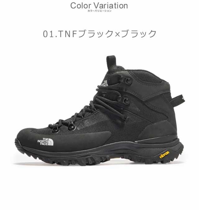 ザ・ノース・フェイス トレッキングシューズ レディース クレストン ハイク ミッド ウォータープルーフ ブラック 黒 グレー THE NORTH FACE NFW52321 靴 スニーカー トレッキング 防水 シューズ 登山 アウトドア キャンプ ハイキングの通販は