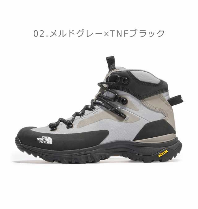 ザ・ノース・フェイス トレッキングシューズ レディース クレストン ハイク ミッド ウォータープルーフ ブラック 黒 グレー THE NORTH FACE NFW52321 靴 スニーカー トレッキング 防水 シューズ 登山 アウトドア キャンプ ハイキングの通販は