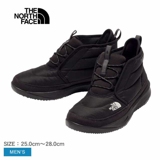 ザ・ノース・フェイス スノーシューズ メンズ Nuptse Chukka WP II ブラック 黒 THE NORTH FACE NF52483 秋 冬 靴 スノーブーツ スノーシ