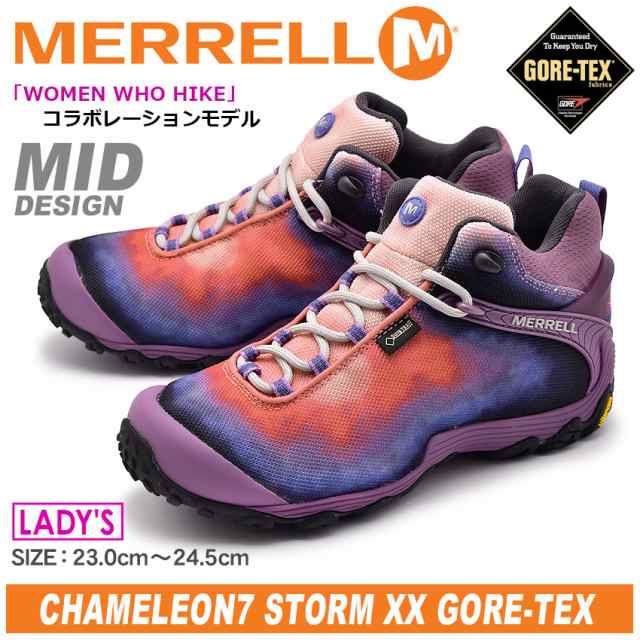 メレル 靴 レディース トレッキングシューズ カメレオン7 ストーム ミッド Xx ゴアテックス J Merrellの通販はau Pay マーケット Z Craft