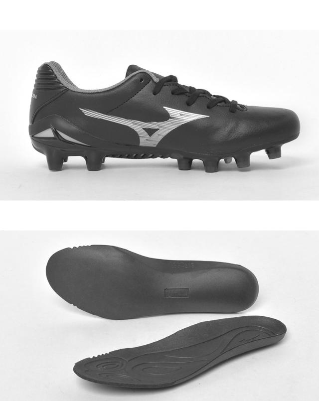Mizuno ブラック サッカーシューズ スパイク MIZUNO ミズノ ソニッククラブ AS ワイド(ブラック×ホワイト