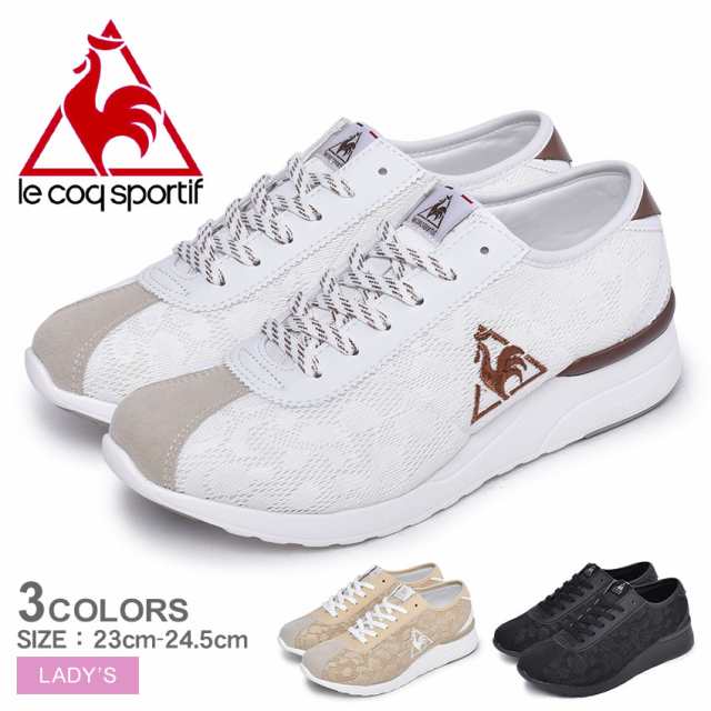 ルコック スポルティフ スニーカー レディース モンペリエ リフト メッシュ ホワイト 白 ブラック 黒 Le Coq Sportif Ql3pjc40 靴 シューの通販はau Pay マーケット Z Craft