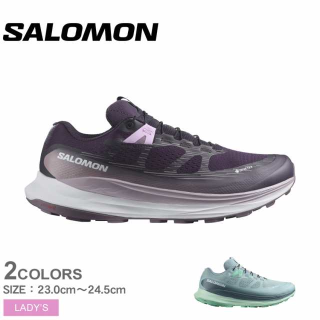 サロモン トレイルランニングシューズ レディース ULTRA GLIDE 2 GORE-TEX ホワイト 白 ブルー 青 SALOMON L47216700 L47216800 ローカッ