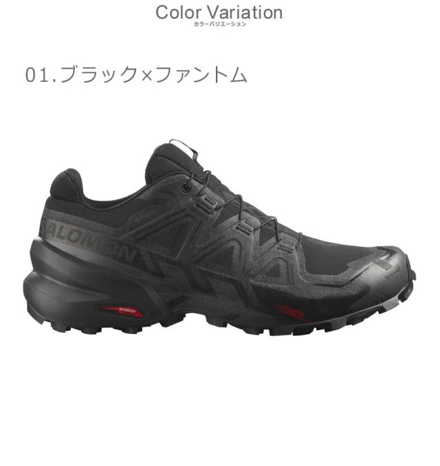 サロモン トレイルランニングシューズ メンズ SPEEDCROSS 6 GORE