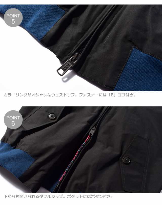 バラクータ アウター メンズ G NINE ジャケット ブラック 黒 ネイビー ベージュ ホワイト 白 BARACUTA BRCPS0779  BCNY1 レギュラー