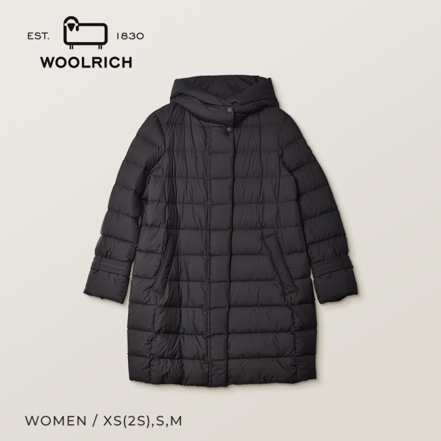 ウールリッチ ダウンジャケット レディース ELLIS LIGHT DOWN HOODED PARKA ブラック 黒 WOOLRICH WWOU0909 アウター 上着 ジャケット ダ