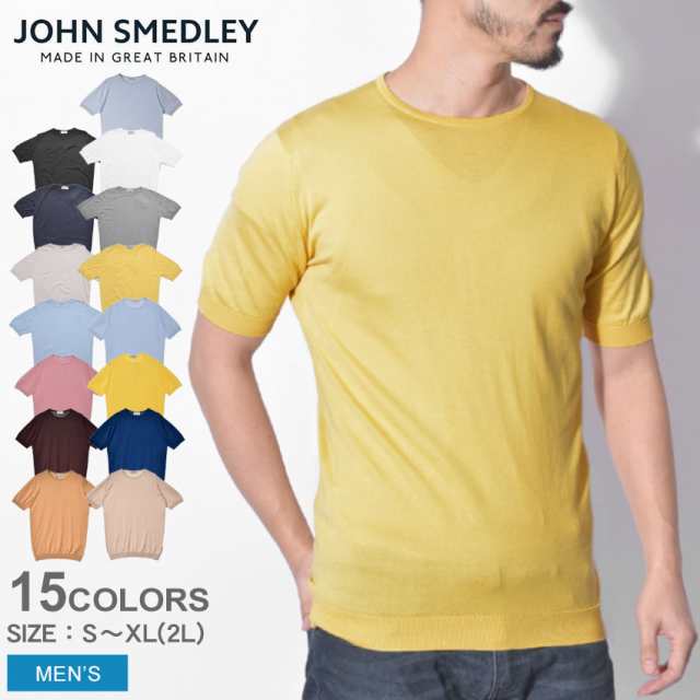 ゆうパケット可 ジョンスメドレー Tシャツ メンズ トップス カットソー 半袖 ニット ベルデン 黒 白 John Smedley Belden の通販はau Pay マーケット Z Craft