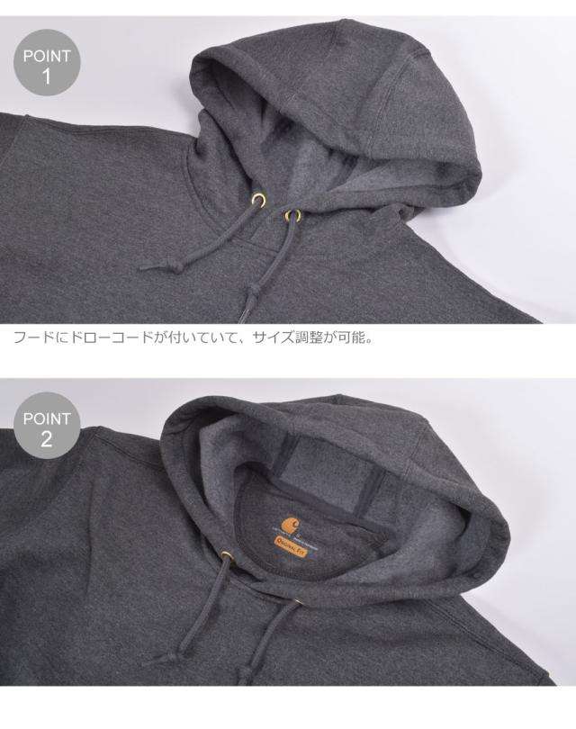 Carhartt 黒 フード付きパーカー Carhartt パーカー carhartt(カーハート) Midweight Hooded Zip