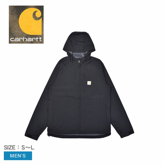 カーハート ジャケット メンズ レインディフェンダー リラックスフィット ジャケット ブラック 黒 CARHARTT 104671 上着 羽織 長袖 防水