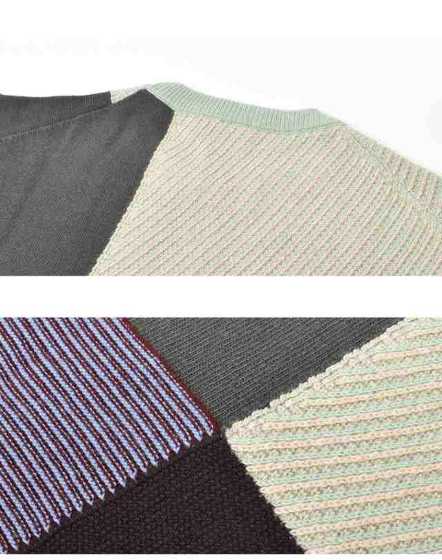 ポール スミス 長袖ニット メンズ COLOR SWEATER マルチカラー PAUL SMITH M1R-273Y-L02085 ウエア トップス ニット セーター クルーネッ