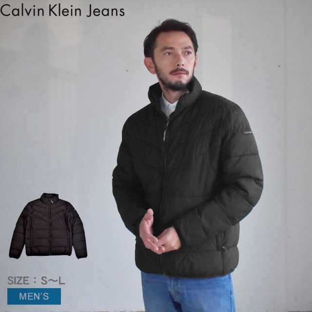 カルバンクライン ジャケット メンズ コート パファー ストレッチ ジャケット ブラック 黒 CALVIN KLEIN CM255612 秋 冬 S M L トップス