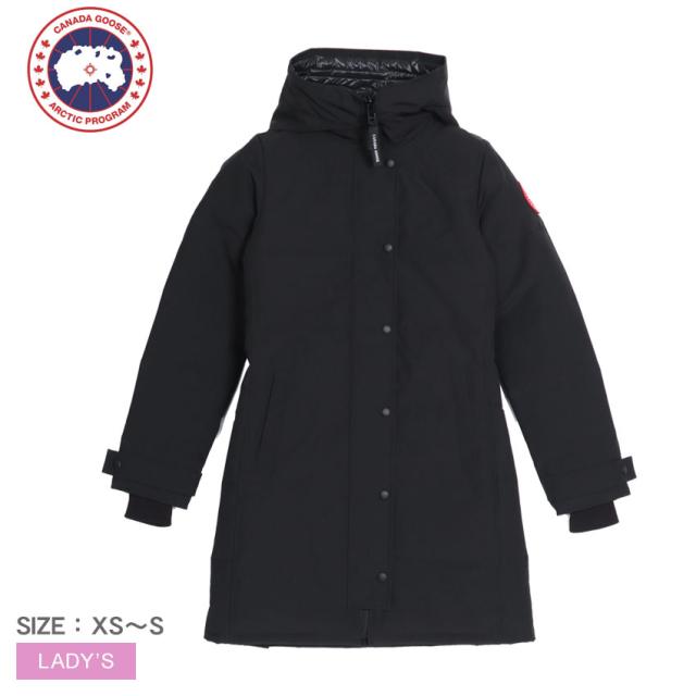 カナダグース ジャケット レディース シェルバーン パーカ ブラック 黒 CANADA GOOSE 3802W アウター 防寒 保温性 アウトドア 都会的 スタイリッシュ ラグジュアリー 冬服の通販は 101,783円