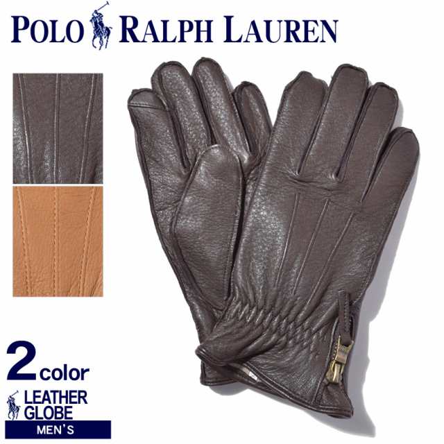 ラルフローレン 手袋 メンズ ディアスキン サイドジップ グローブ Pg0048 Polo Ralph Lauren 3taro Zakの通販はau Pay マーケット Z Craft