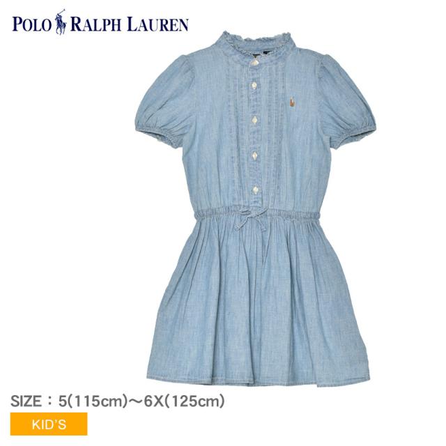 Polo Ralphlauren size:5/ 115cm ポロ ラルフローレン 半袖 Tシャツ ビッグポニー ブルー 水色 キッズ ジュニア