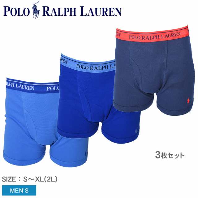 ポロ ラルフローレン ボクサーパンツ メンズ 3枚セット クラシックフィット ボクサーブリーフ パンツ 3パック ブルー ネイビー Polo Ralpの通販はau Pay マーケット Z Craft